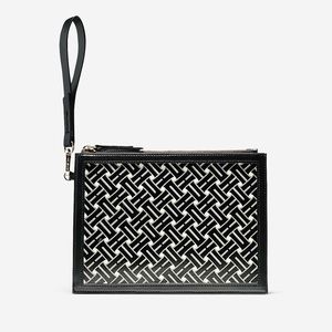 Cole Haan Signature Weave Small Pouch Wristlet